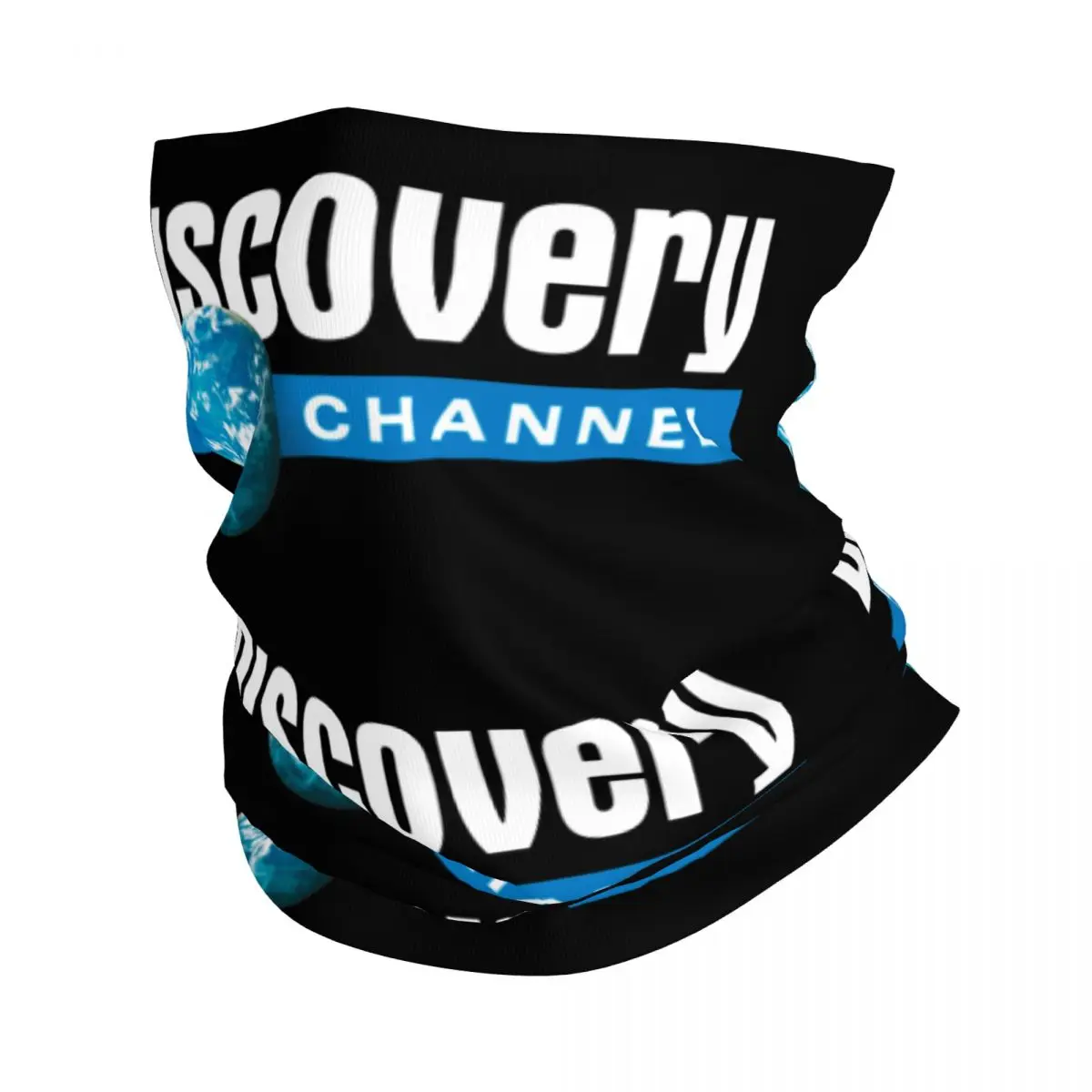 

Discovery Channel LOGO Bandana Neck Gaiter Printed Balaclavas Wrap Scarf Multi-use Headband Outdoor Sports Adult Windproof