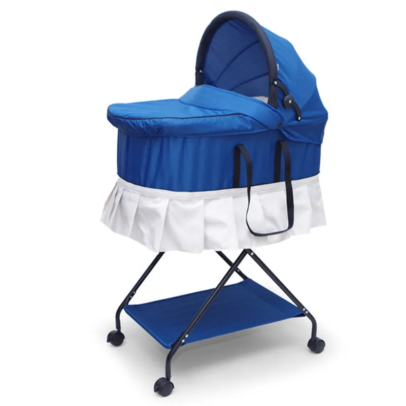 817 Multi-functional Infant Basket Portable Crib Newborns Sleeping Basket Cradle Baby Folding Cradle