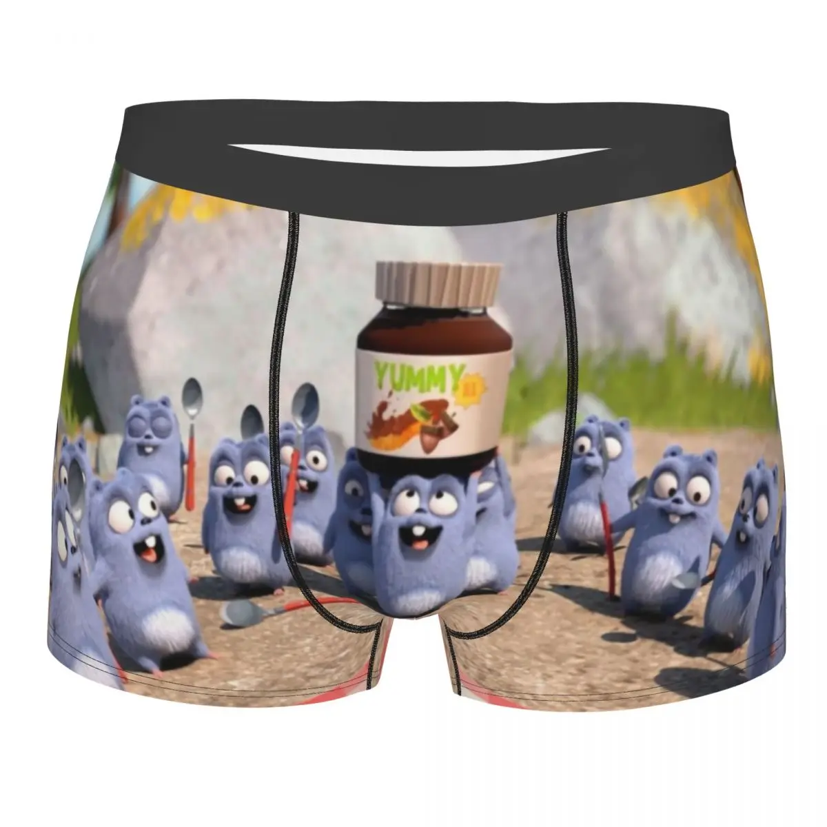 

Cool Grizzy And The Lemmings Boxers Shorts Underpants Male Breathbale Comedy Cartoon Tv Briefs Underwear