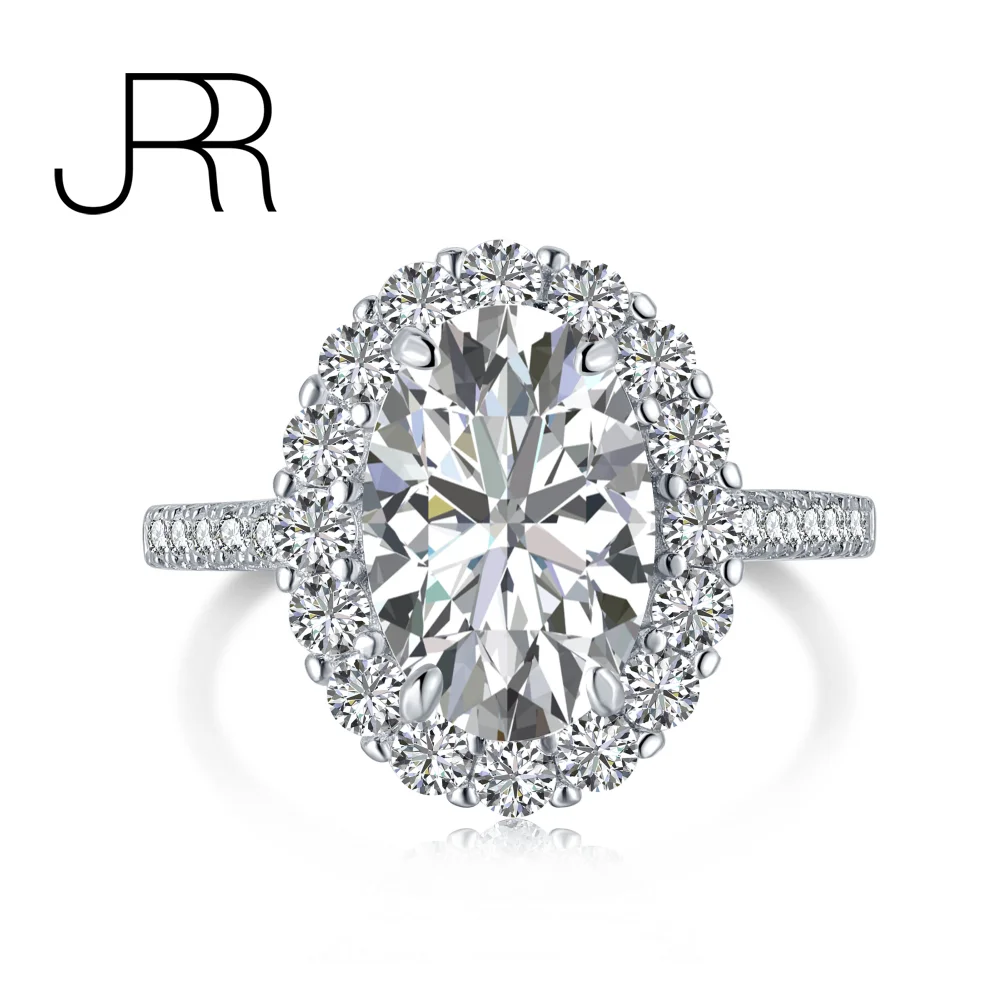 JRR Grandeur стерлингового серебра 925 пробы ледяной цветок огранки 8А