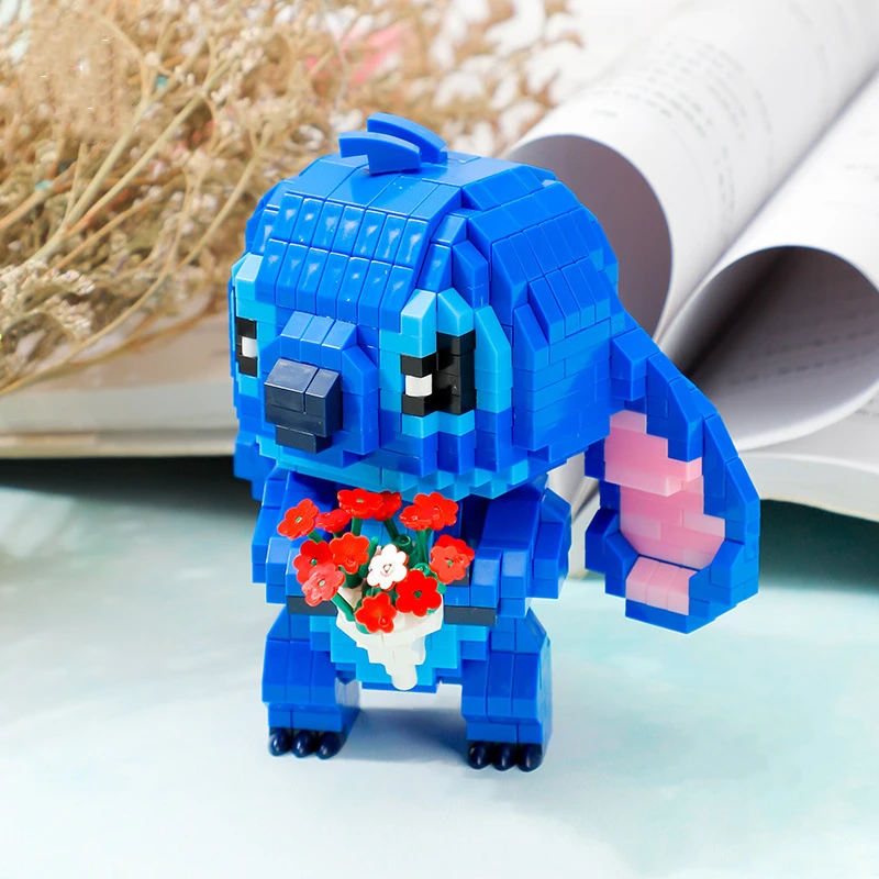 Лидер продаж Стич миниатюрные блоки сделай сам держатель для гитары книга