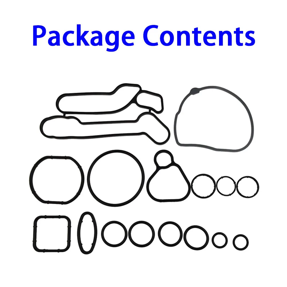 Набор инструментов для уплотнений. Комплект из 12 уплотнений масляного радиатора