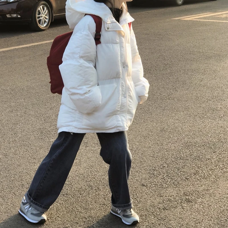 Winter Cotton Padded Clothes For Small Women, Korean Version, Loose, Japanese Style, Gentle, Sweet, Lovely, Thick Cotton Padded