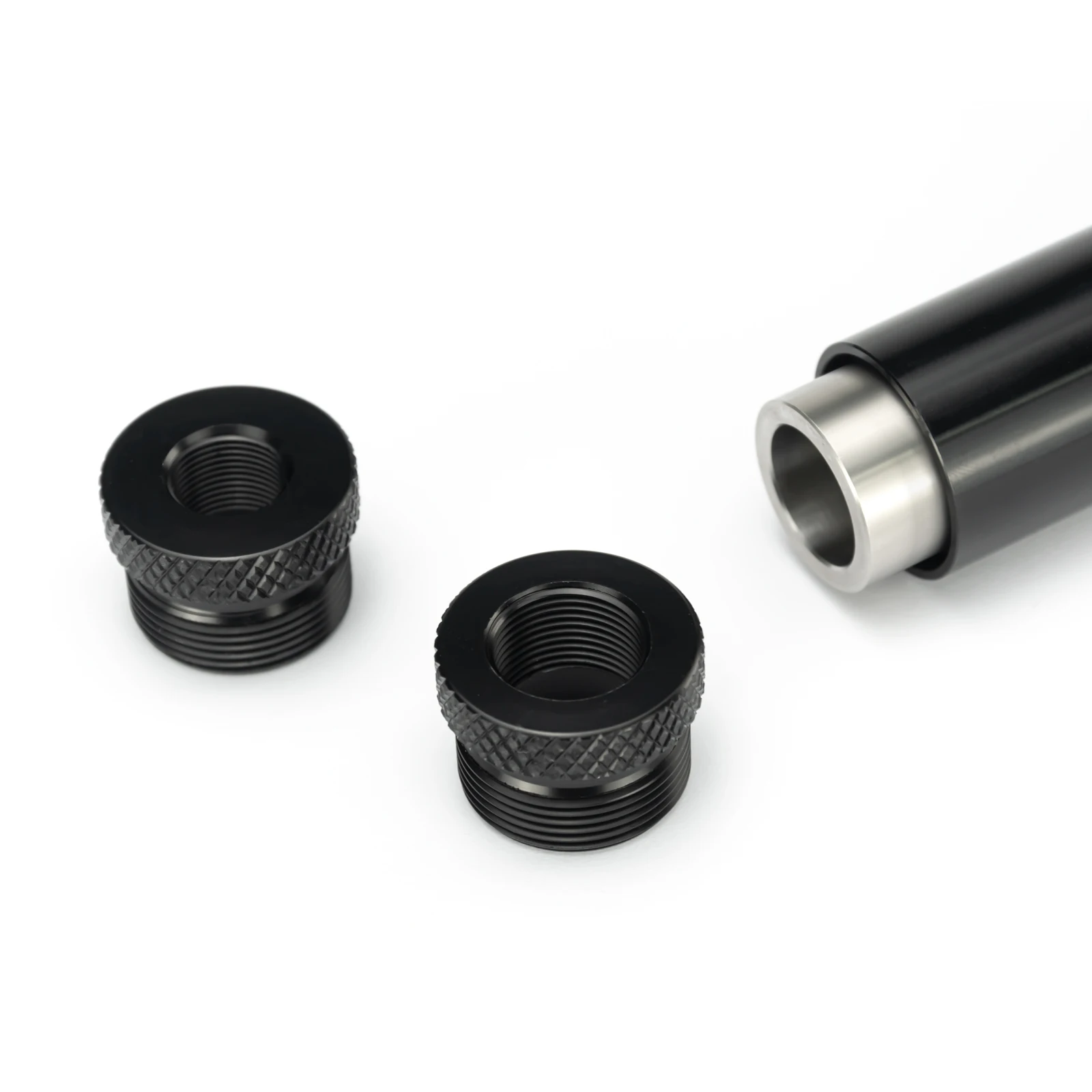 

Clearance Sale Single Core 1/2-28 Aluminum 7075, 6''L 1.063" OD, 0.3'' ID Car Monocore Cleaning Tube .22 5.56