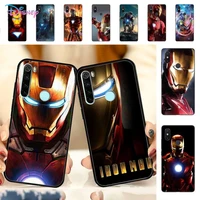 marvel iron man phone case for redmi note 8 7 9 4 6 pro max t x 5a 3 10 lite pro