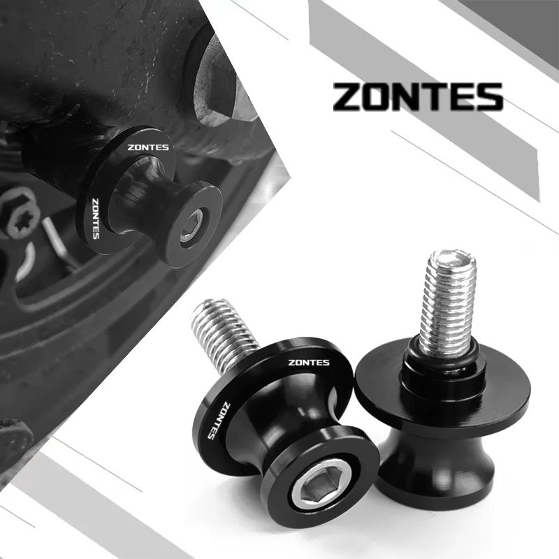 

For Zontes G1 125 ZT125 G1 ZT125U ZT 125 U ZT 310X ZT310R Motorcycle Accessories M6/M8/M10 Swingarm Spools Sliders Stand Screws