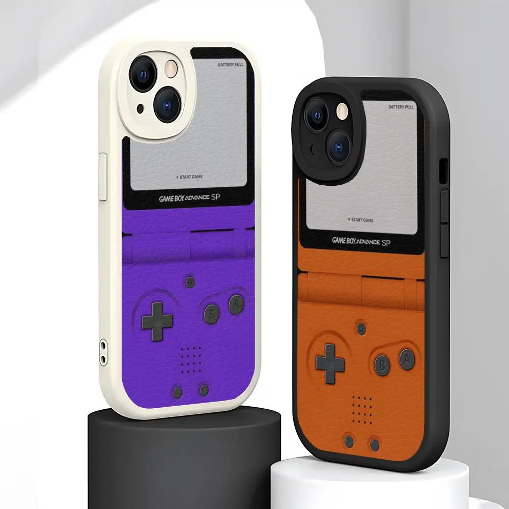 Чехол для телефона Gameboy Boy Game из овечьей кожи Iphone 12 Pro Max 15 14 11 Mini X Xr Xs 8 7 Puls Se