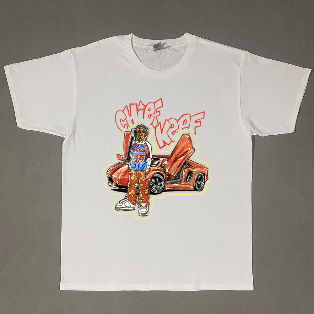 

Chief Keef Blouse TOP Hip Hop WOMAN MAN ANIME Music COTTON SHORT SLEEVE O-NECK T-SHIRT