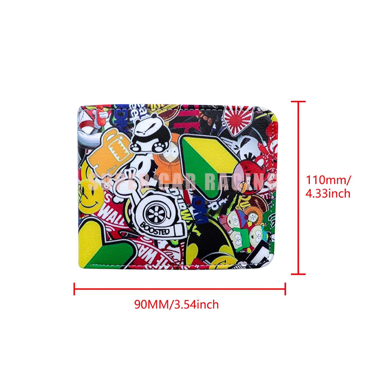 Модный JDM кошелек с граффити аниме клатч мультфильмы периферийный капитан