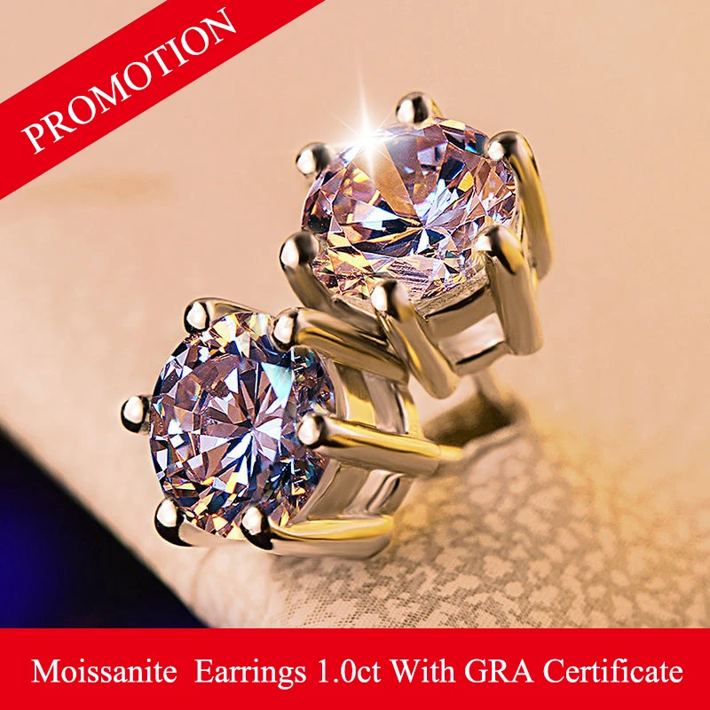 Серьги-гвоздики из серебра 925 пробы с бриллиантами |