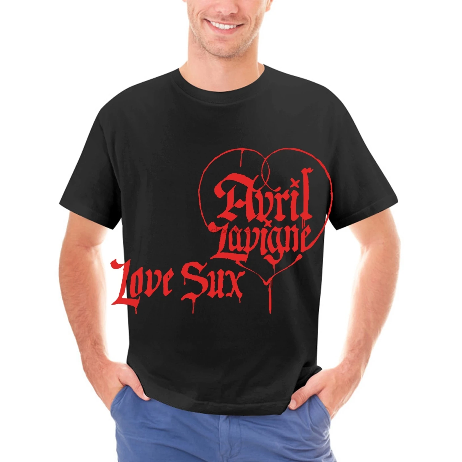 Love Sux TOUR 2023 футболка унисекс DATE рубашка Avril Lavigne винтажная Tour лучший подарок фанату