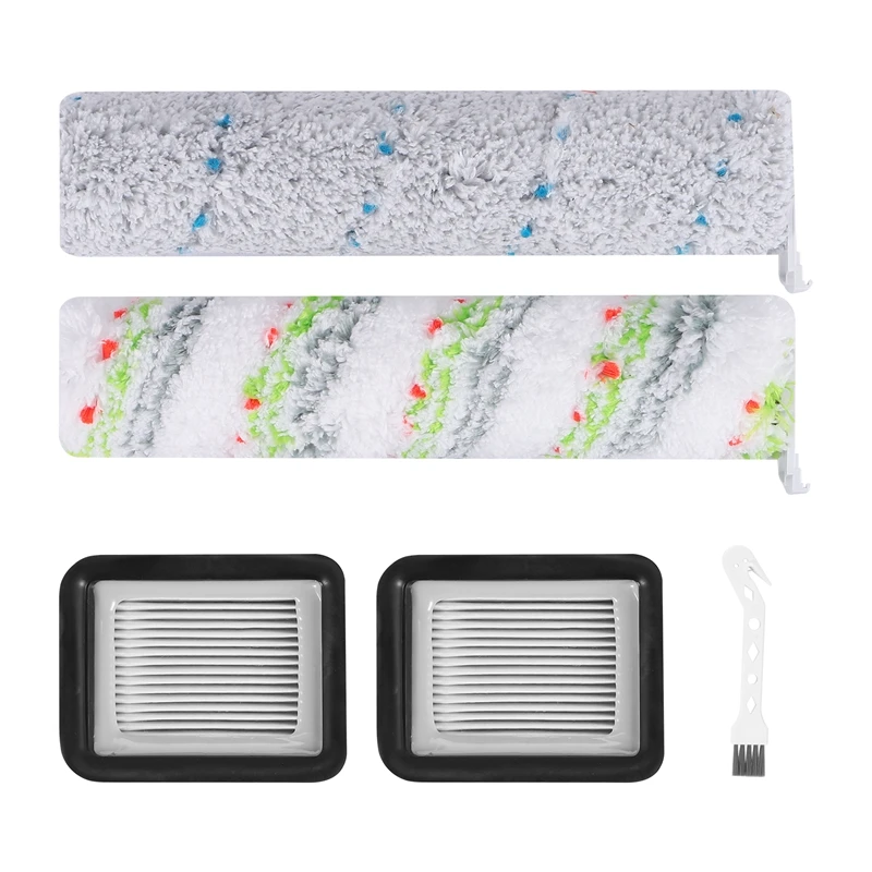 2 HEPA-фильтра + 1 рулон щетки для домашних животных пылесоса Bissell Crosswave Cordless Max Series 2554