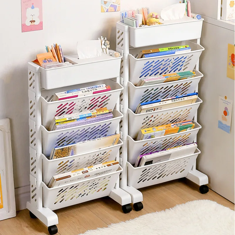 

Bookcase for Books Folding Shelf Shelving Library Salon Furniture Shelves for Bedroom Librero Children's Bookcases Storage Room