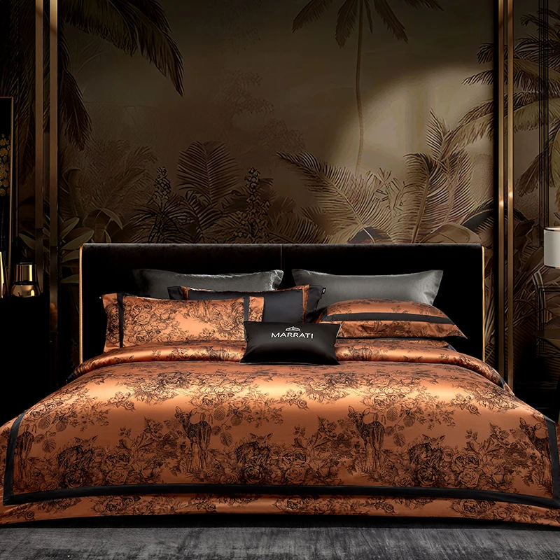 Комплект постельного белья из египетского хлопка высшего качества 1500TC роскошный