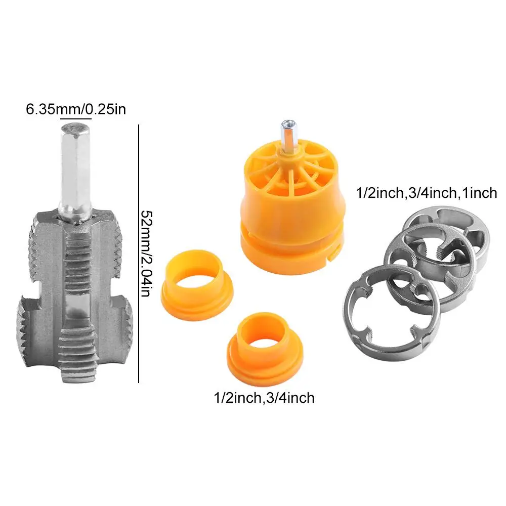 Двойные головки PPR Водопроводная труба Внутреннее отверстие Сверло Нарезание