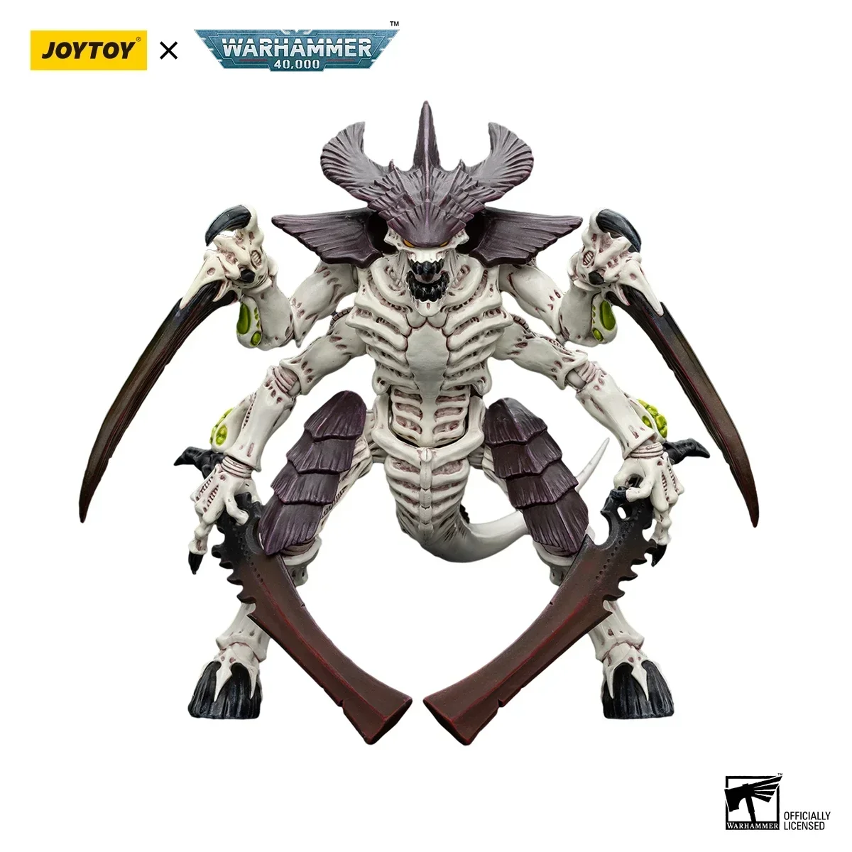JOYTOY Warhammer 40k 1/18 аниме 14 5 см Tyranids Улей Флот Левиафан Tyranid Warrior с костяными словами 2