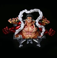 xz one piece four gears ape king luffy photo frame 3d wall painting gk pvc aftion collectible model figure toy children for gift