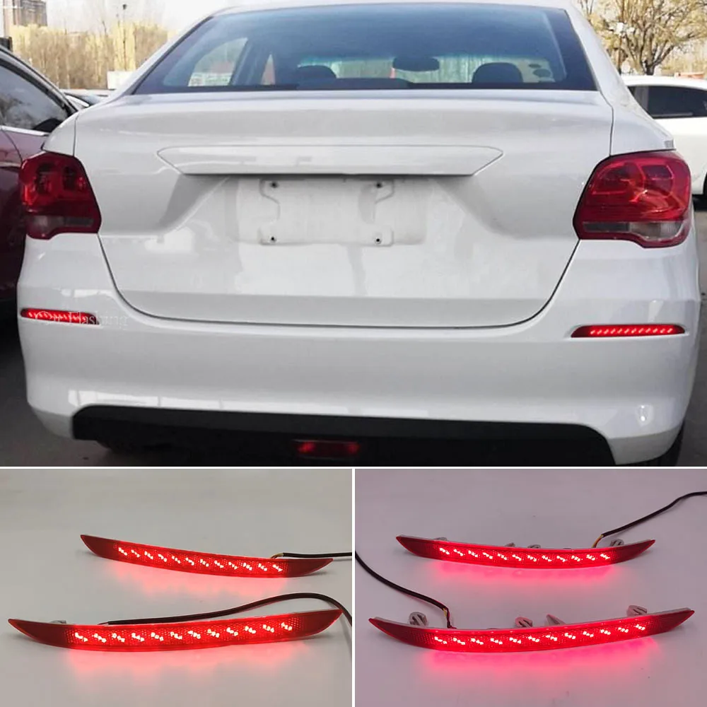 

1 Set For Chevrolet Cavalier 2016 2017 2018 Led Rear Bumper Reflector Flowing Turn Signal Braking Driving Lamp Car Accessories