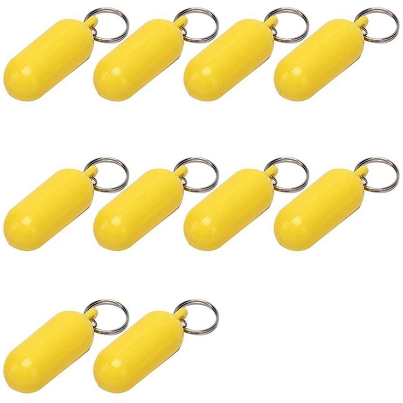 

10 Swimming Rafting Beach Floating Keychain Swimming Boat Sail Key Floating Ring Floating Foam Oval Keychain