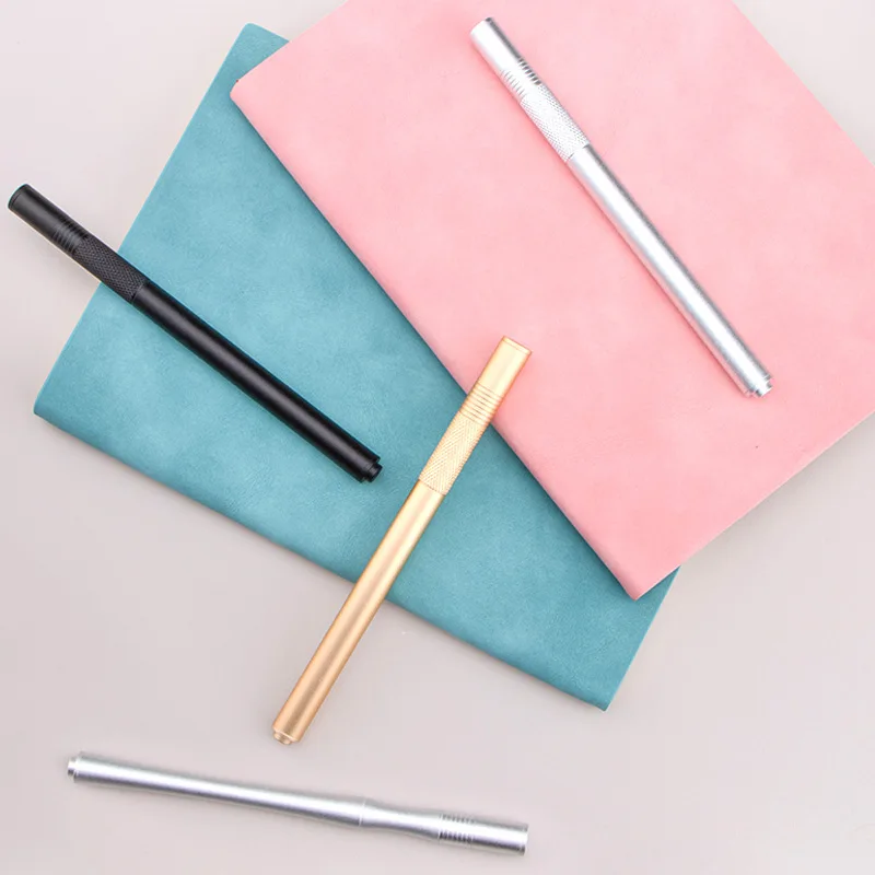 

Decompression Pen Magnetic Automatic Signature Pen Business Aluminum Alloy Neutral Metal Texture Pen Magnet Business Office