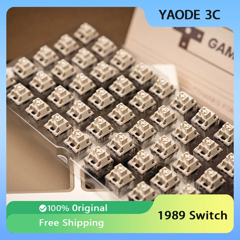 80 Retros GAME 1989 Линейный переключатель Механическая клавиатура заводской смазочный