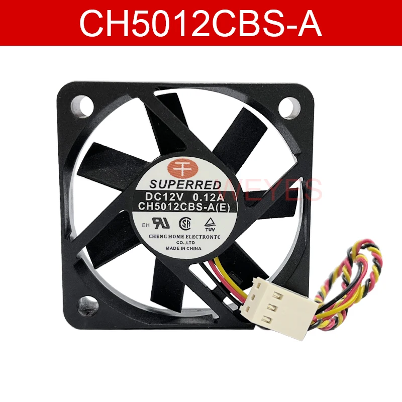 

Working For SUPERRED CH5012CBS-A DC12V 0.12A 3-Wire Cooling Fan