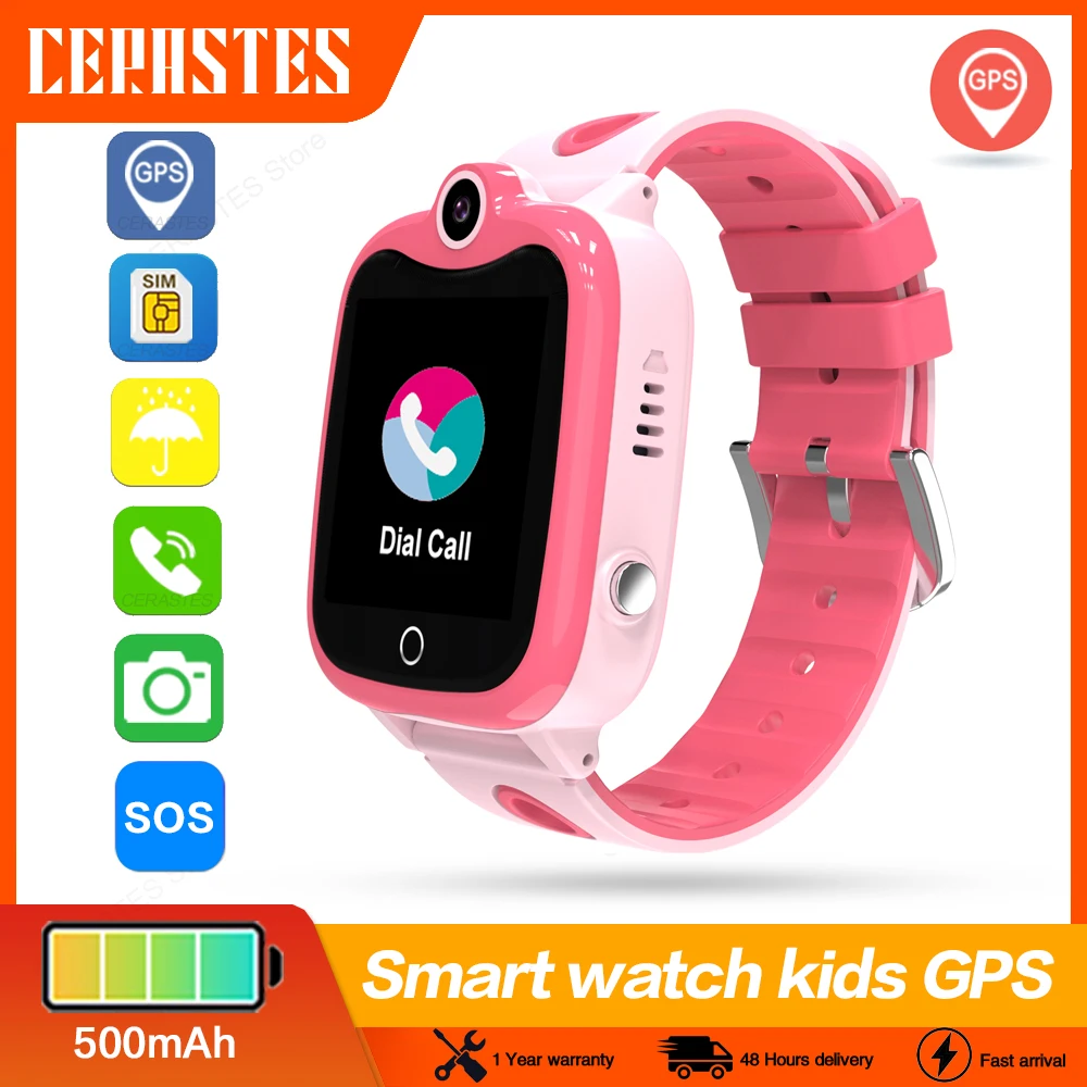 

Смарт-часы Детские с gps, SOS-вызовом и Sim-картой