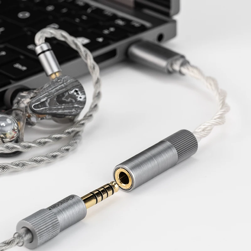 Фото MOONDROP ECHO-B USB C 4,4 мм, полностью балансный портативный ЦАП/усилитель, 32 бит/384 кГц, декодирование Harware №4