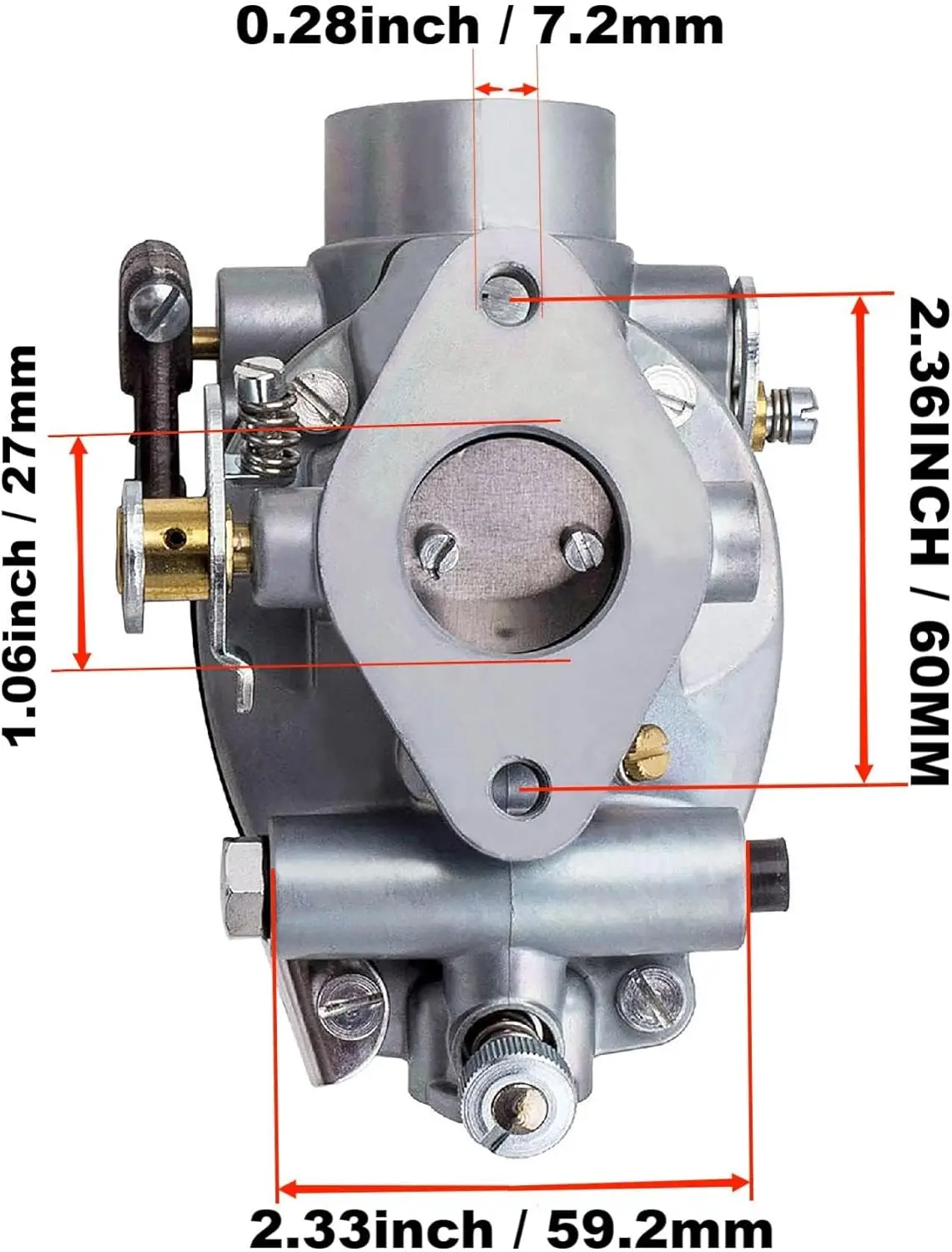 Фото Карбюратор для тракторов IH Farmall A/AV/B/BN/C/SUPER — заменяет 354184R93 и многое другое — совместим с Marvel Schebler TSX156/157/319 №2