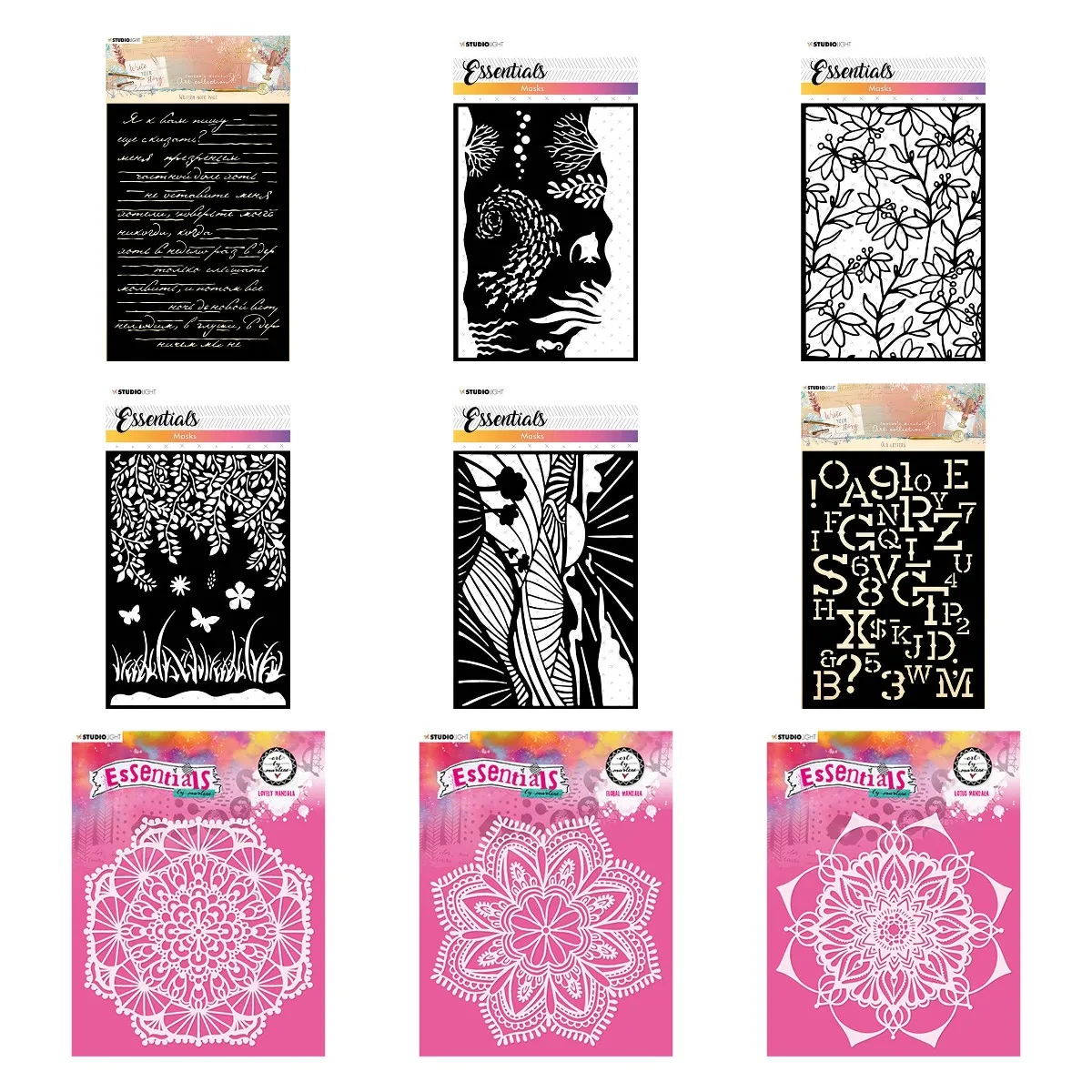 Весна 2022 закат пейзаж буквы Примечание страница океан цветочный трафарет для