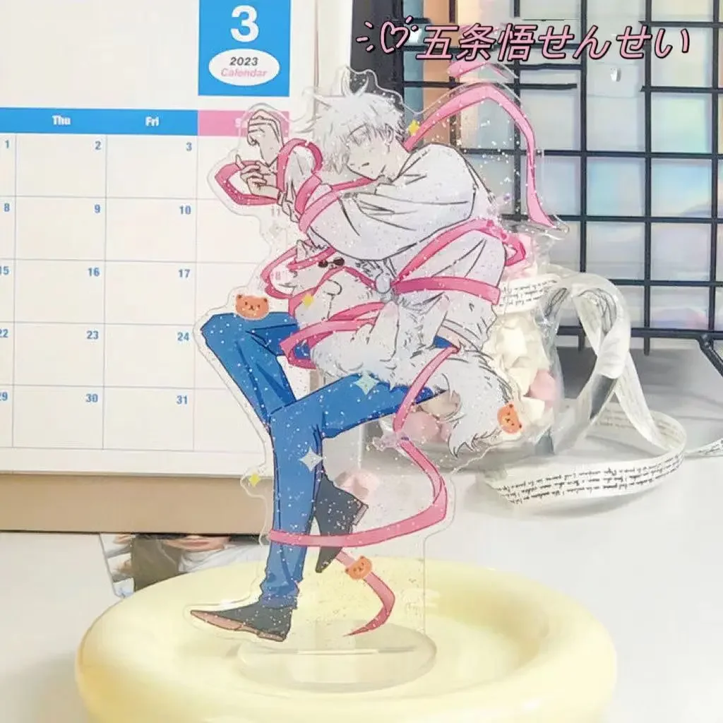 Игрушка Anime Jujutsu Kaisen Gojo Satoru Model Toy Acrylic Stand Desk Decor Standing Plates Collection Gifts