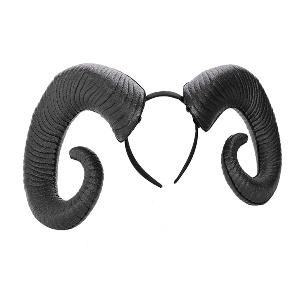 

1pc Simulation of Horn Hairband Adult Hair Makeup Headband Black
