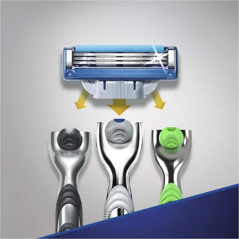 Gillette Mach3 Turbo Лезвия для бритья 4/6 шт