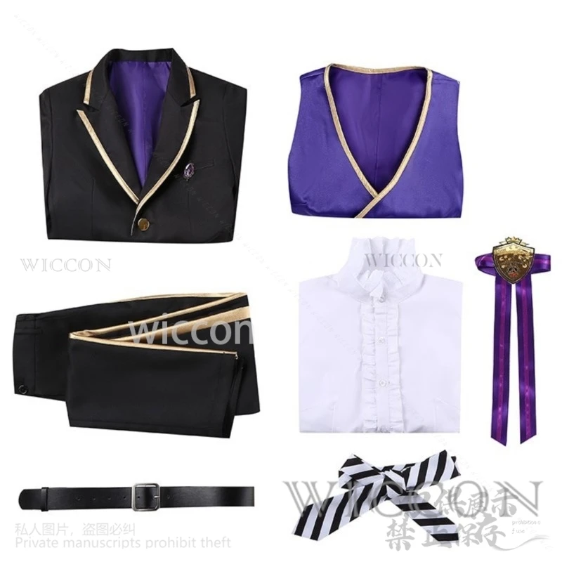 Аниме игра Twisted-Wonderland Pomefiore Diasomnia жилет косплей Epel Felmier костюм Хэллоуин