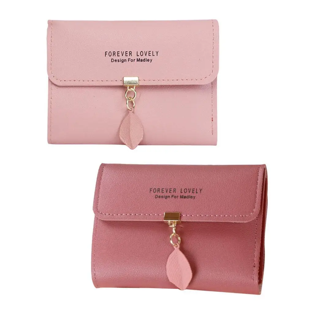 

Womens Girl Lady Coin Purse Fashion Slim Compact Folding Short Holder Money Organizer HandBag