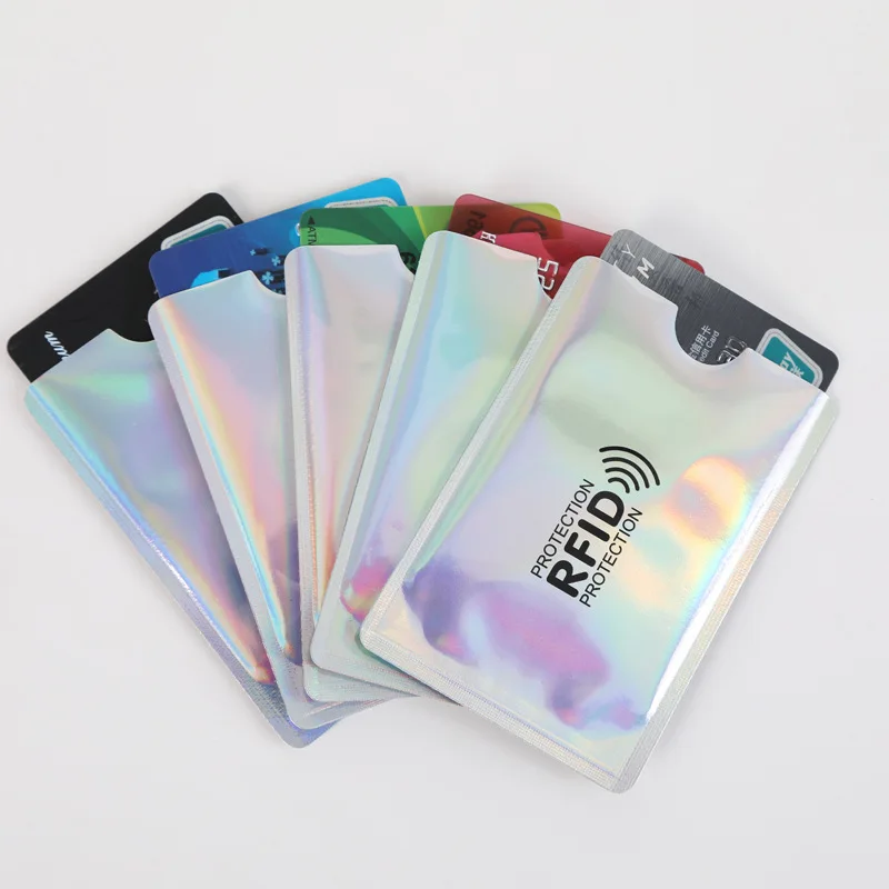 

Anti Rfid Card Holder Blocking Reader Lock Bank Card ID Card Case Protector Metal Credit Card Holder Aluminium Case 9.1*6.3cm