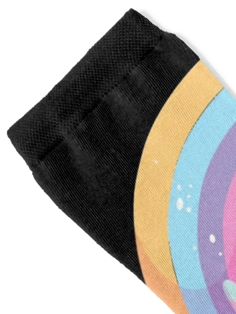 A для Adley - радужные женские чулки мужские сумасшедшие носки роскошные Брендовые