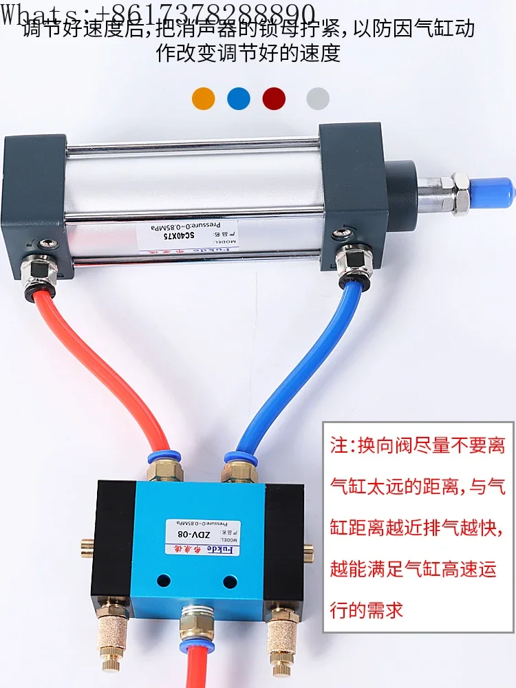 Автоматический клапан управления скоростью возвратно-поступательного движения