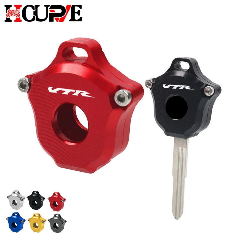 

Motorcycle CNC Creative Keys Case Shell Embryo Cover Key Shell Protection Cover For HONDA VTR1000 VTR 1000