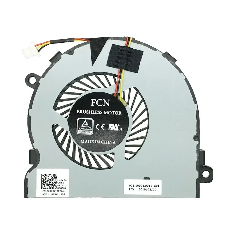 Новый оригинальный вентилятор охлаждения процессора ноутбука для DELL Vostro 15-3567 3568