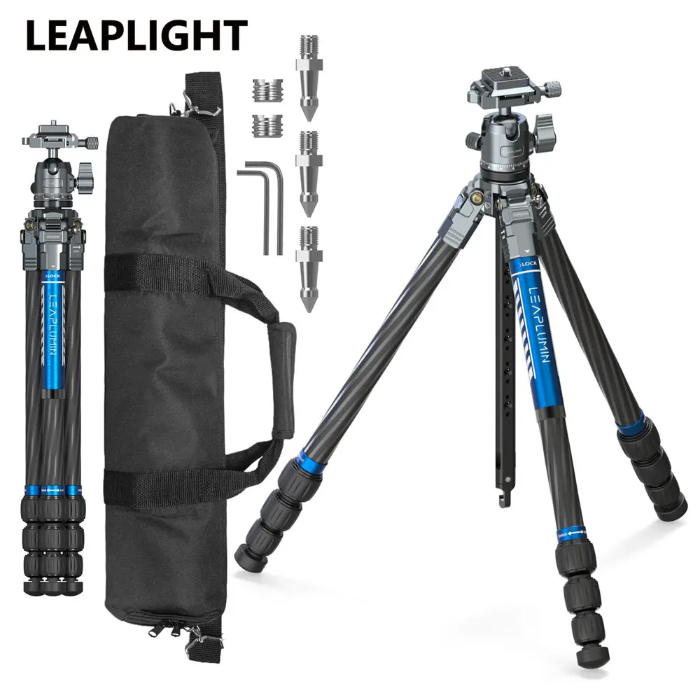 LEAPLIGHT 150 см штатив из углеродного волокна дорожный с регулируемой шаровой