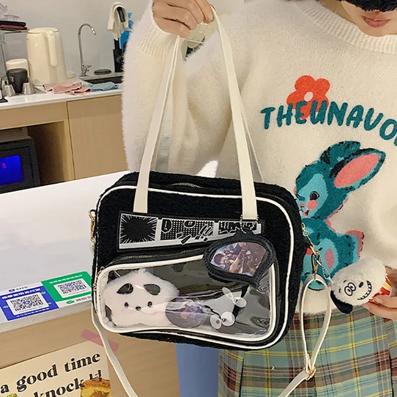 HAEX Y2K аниме Ita сумки женские зимние новые дизайнерские эстетические сумки-тоут