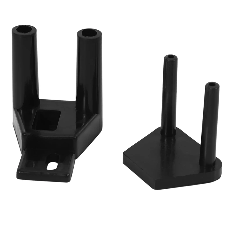 

Black Adjustable Door Wall Guide Floor Guide Clip For Sliding Barn Door Hardware With Screws