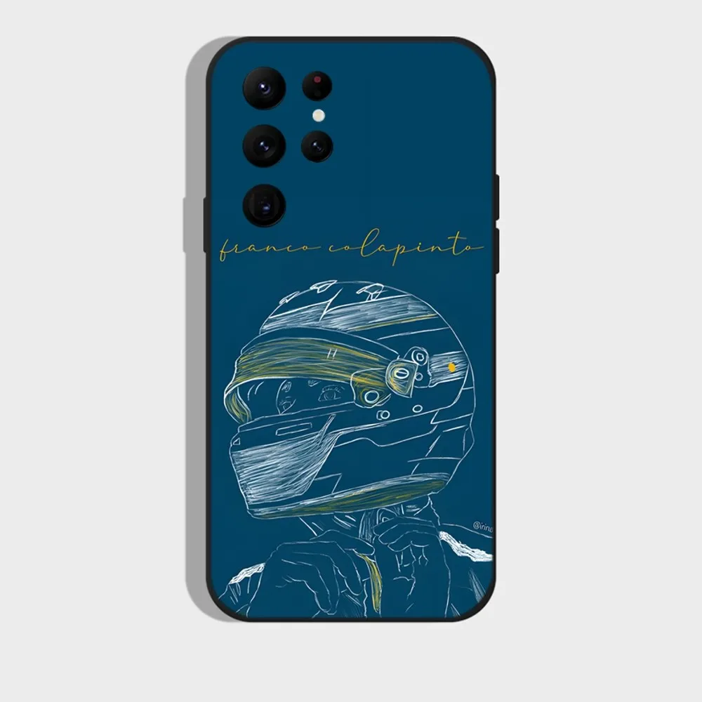 F1 F-FrancoS 43 C-ColapintoS Phone Case For Samsung S24 S22 Ultra S20 S30 plus S23 ultra 5G Silicone Cover