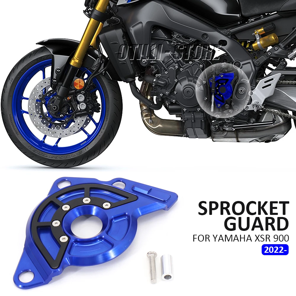 2022 2023 Left Sprocket Cover Case Saver Protector Chain Guard For YAMAHA XSR900 XSR 900 xsr900