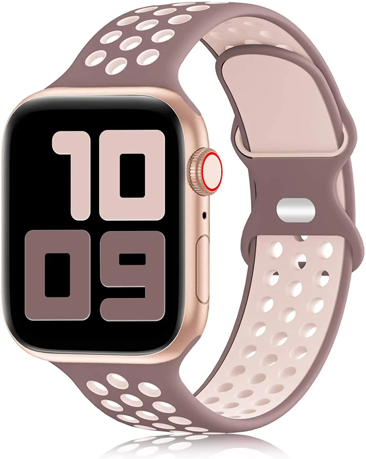 

Silicone Strap For Apple Watch band 44mm 40mm 45mm 41mm 42mm 38mm Wrist Smartwatch Watchband Correa iwatch Series 7 6 Se 5 4 3