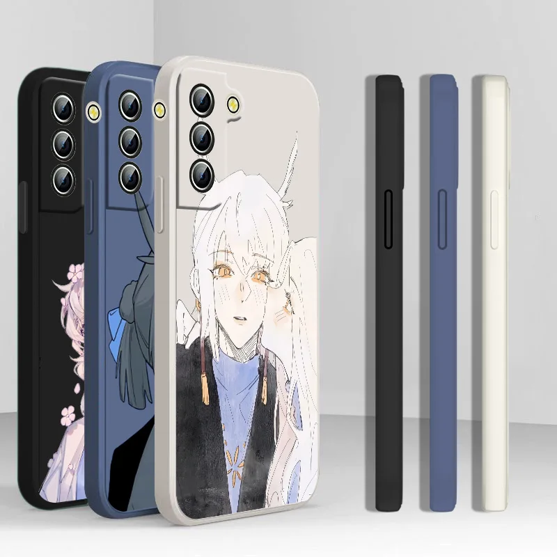 

Cartoon Game Sky Children of the Light Phone Case Liquid Rope For Samsung A11 A21S A22 A31 A32 A33 A42 A51 A52 A53 A71 A72 A73