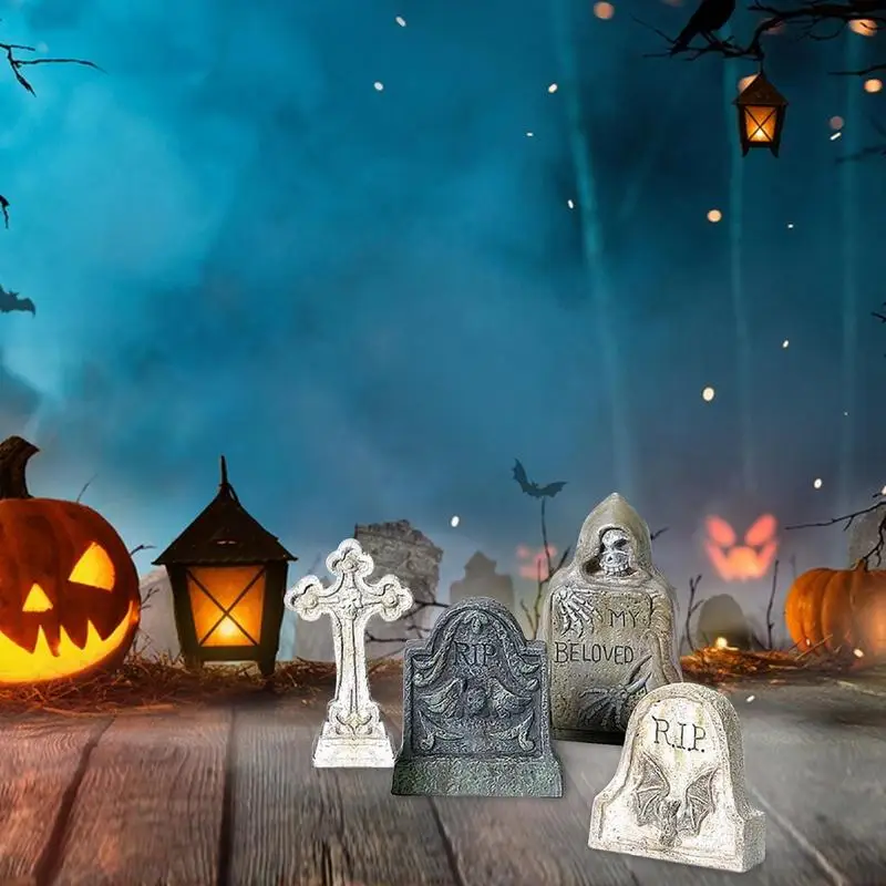 Украшение на Хэллоуин смоляные надгробия жуткие надгробие украшения газонные