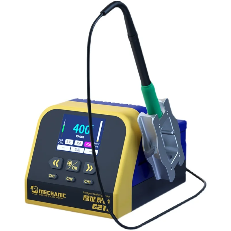 

MECHANIC C211 Smart Soldering Station 2 Seconds Heating 130W Suitable for Mobile Phone PCB Repair C210 115 Handle Automatic Link