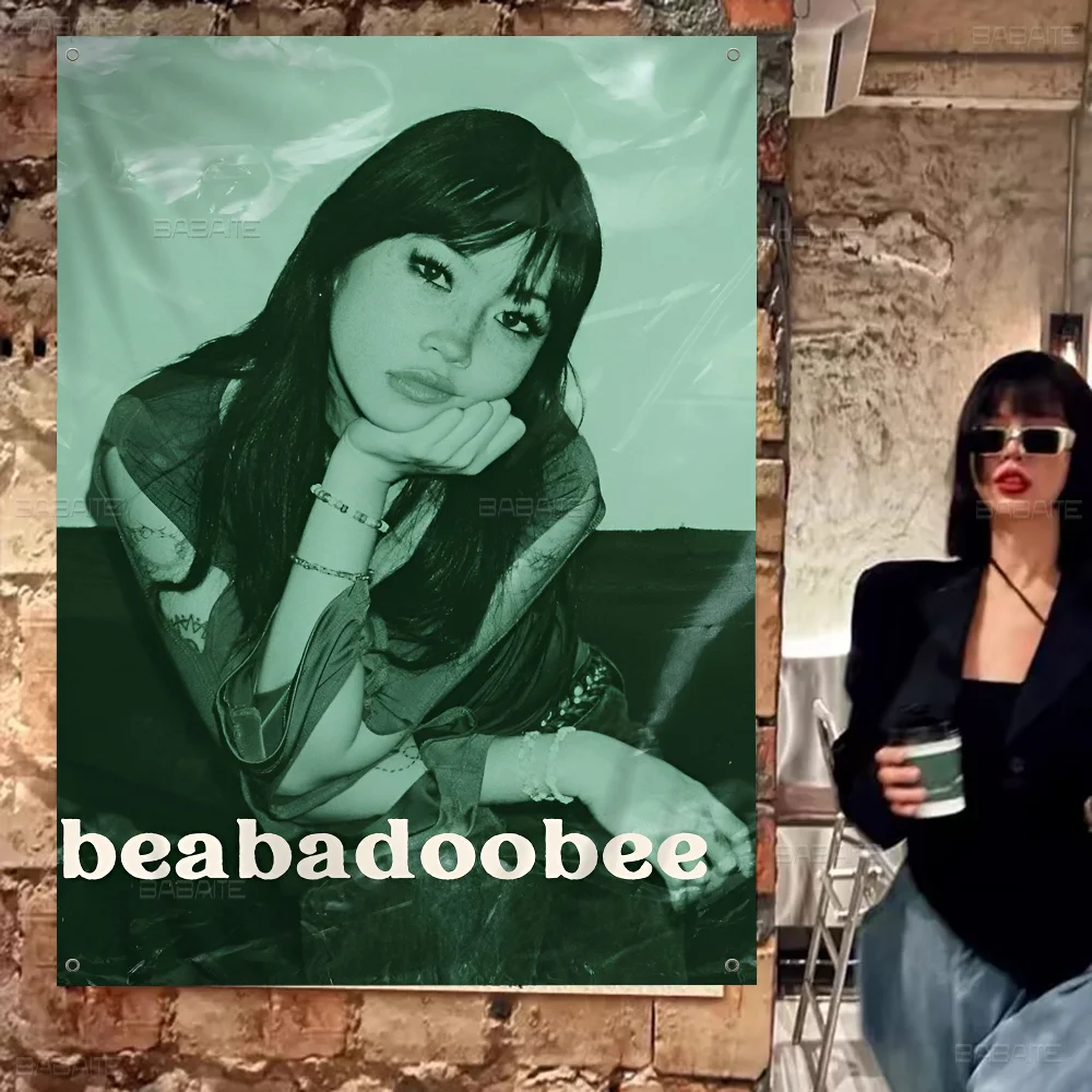 Певица Beabadoobee Fake It Flowers Музыка Большой размер Магазин Художественная акция